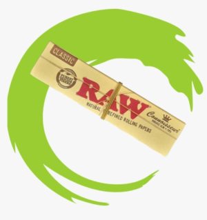 RAW Organic Hemp Rolling Papir + Tip ( x1 )