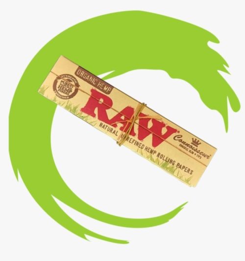 RAW Organic Hemp Rolling Papir + Tip ( x1 )