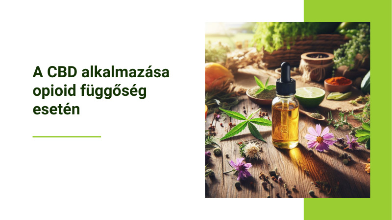 CBD olaj üvegben