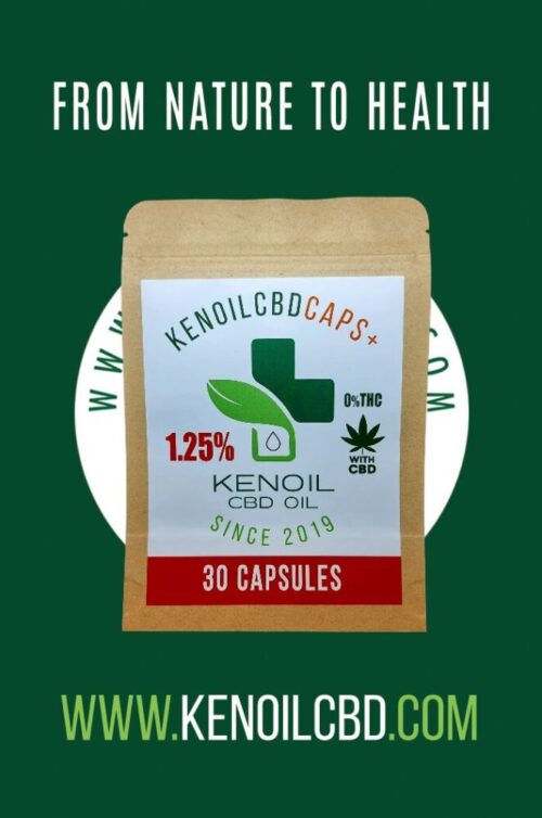 KenoilbdCaps / 1,25% Hemp Capsules  / 30 capsules