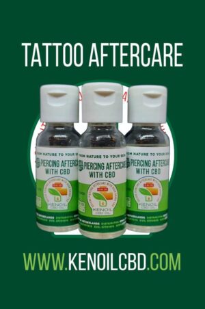 3 Pieces Deluxe Piercing Aftercare With High Grade Hemp ( with alcohol )