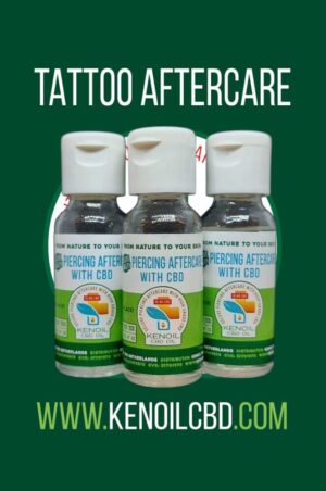 3 Pieces Kenoil Hemp Deluxe Piercing Aftercare With Hemp ( saline )